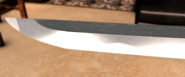 japanese dai-katana katana black 3d model - Black Dai-Katana.scn... by Polygon Pusher